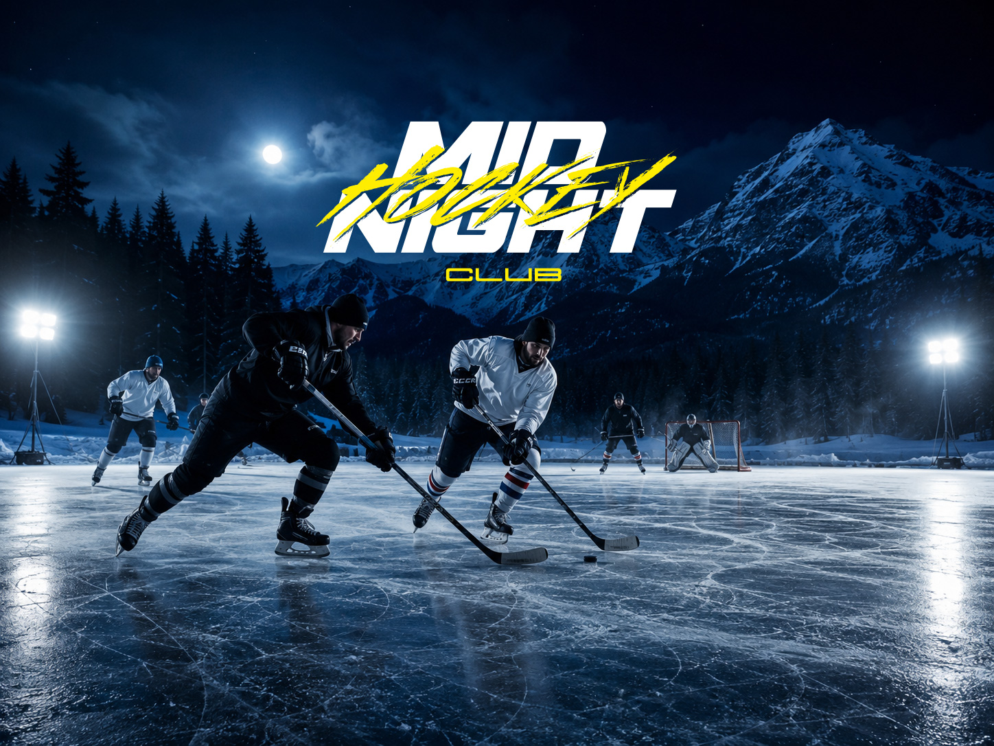 Midnight Hockey Club - Mitternachts Pond Hockey